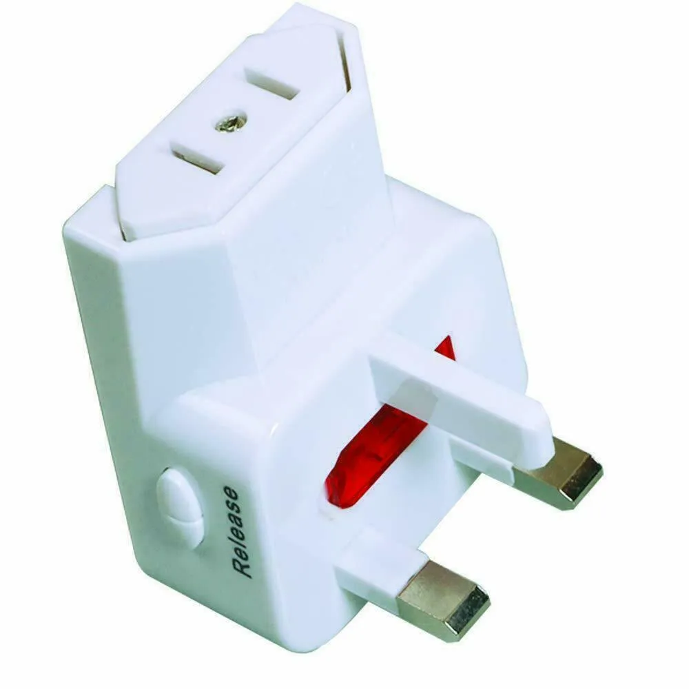 (1 Pack) Stanley UNIVERSAL Worldwide TRAVEL ADAPTER For 150  Countries, White
