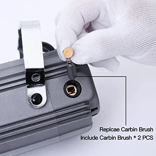 1000W 30000RPM Electric Flex Shaft Rotary Tool Foot Pedal Control Flex Shaft Hanging Grinder Carver Can Forward-Reverse Rotation, Multi-function Kit