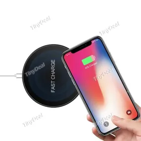 10W Qi Wireless Charger for iPhone 8/X Fast Wireless Charging for Samsung S8/S8 /S7 Edge Nexus5 Lumia 820 USB Charger Pad