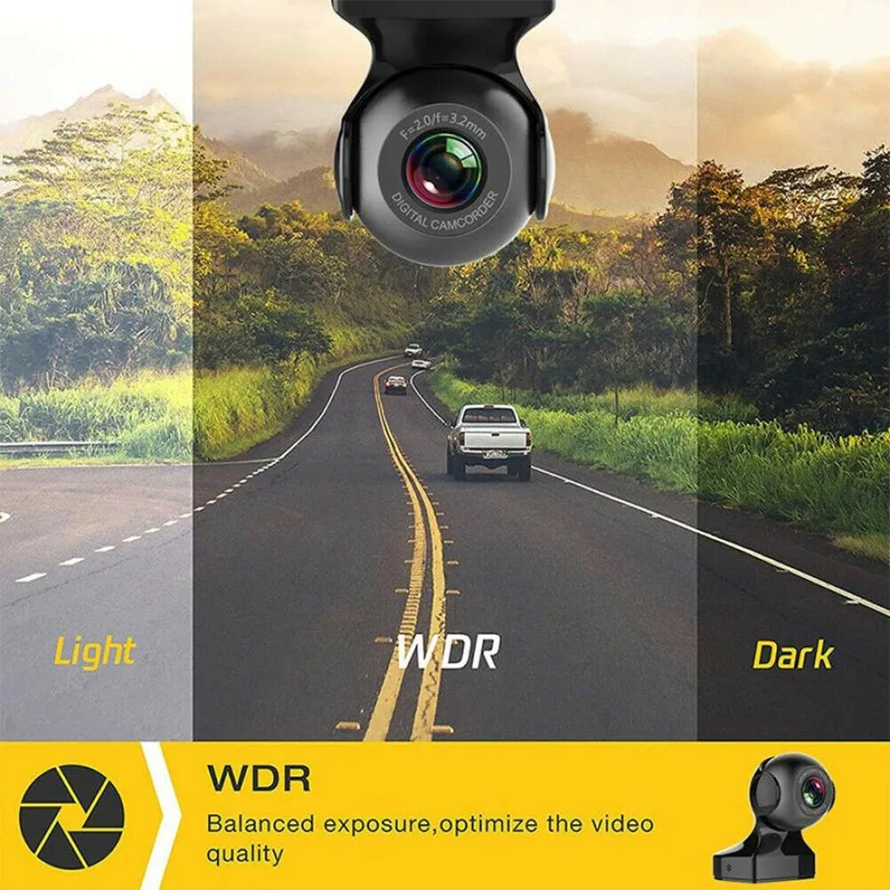 170 Degree Wifi Car  Driving  Recorder Hd 1080p Wide-angle Super