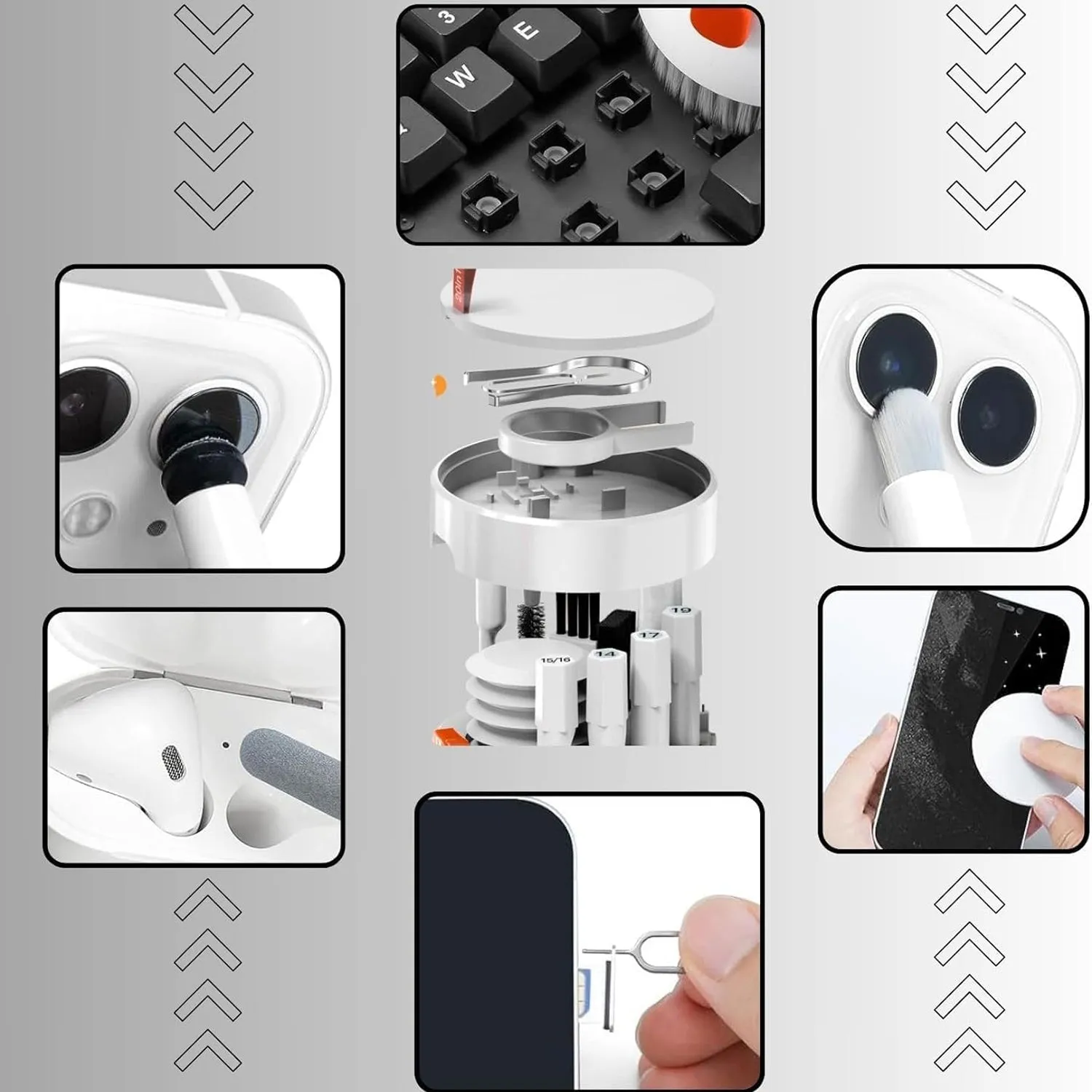20-in-1 Keyboard Cleaner Kit for Devices & Screens