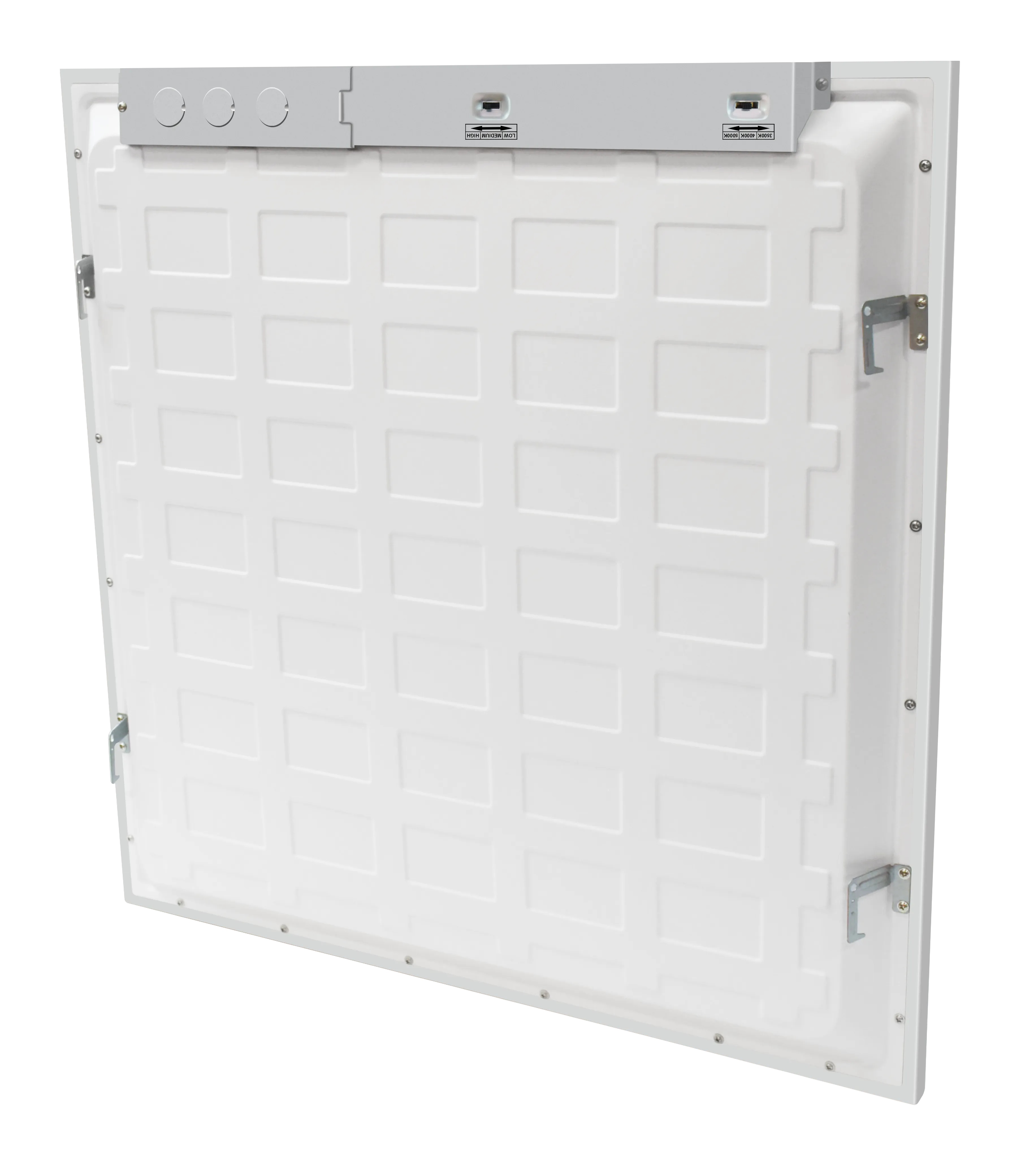 2x2 Back-Lit LED Designer Panel, 3850 Lumen Max, Wattage and CCT Selectable, Emergency Backup Option, 120-277V