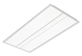 2x4 Back-Lit LED Designer Panel, 5500 Lumen Max, Wattage and CCT Selectable, Emergency Backup Option, 120-277V