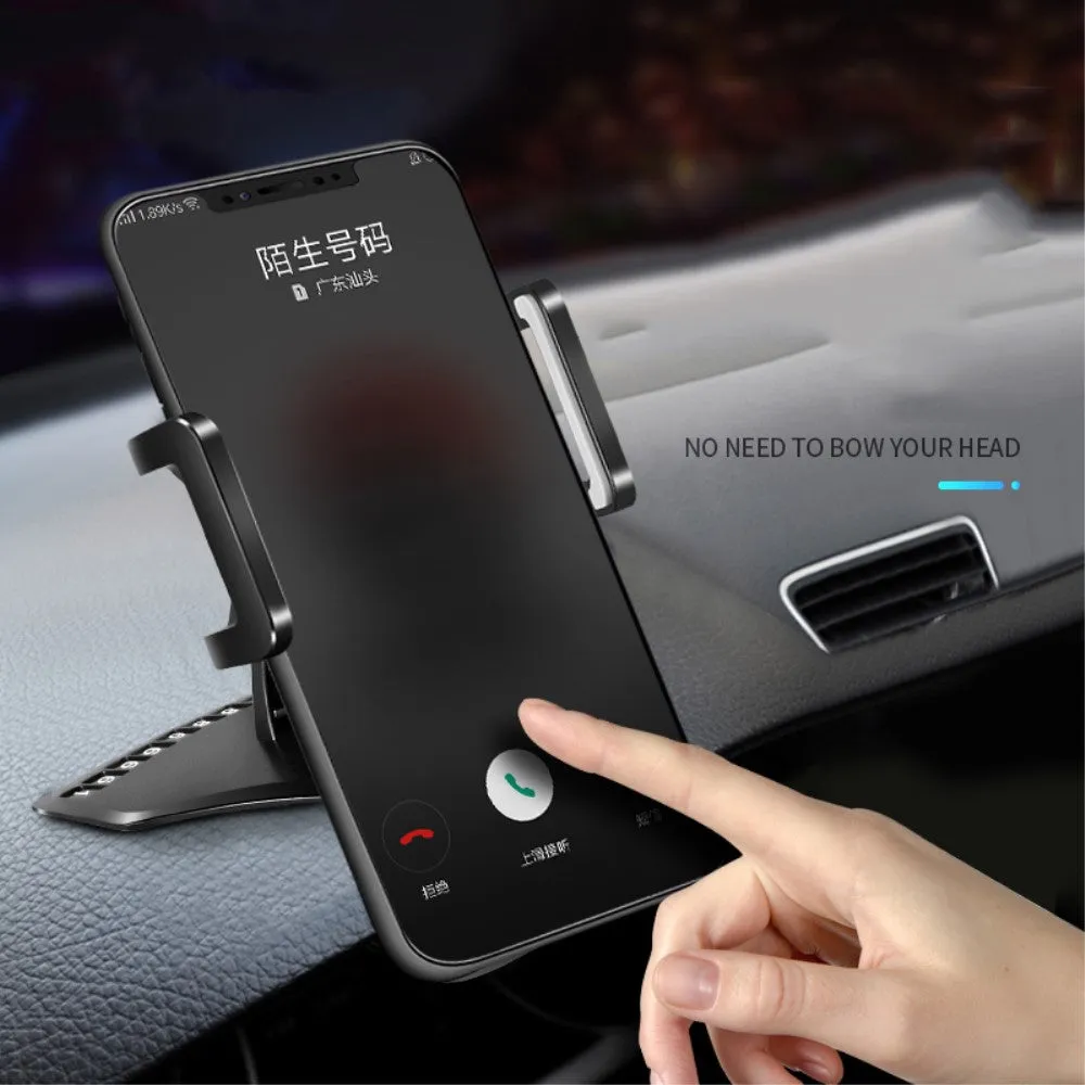 3 in 1 Car GPS Smartphone Holder: Dashboard / Visor Clamp   AC Grid Clip for Asus ZenFone Zoom S - Black