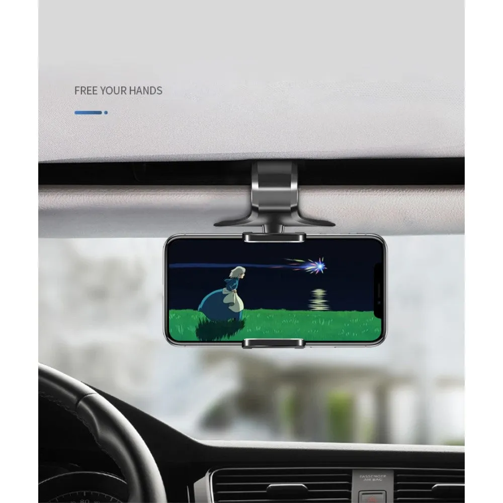 3 in 1 Car GPS Smartphone Holder: Dashboard / Visor Clamp   AC Grid Clip for Asus ZenFone Zoom S - Black