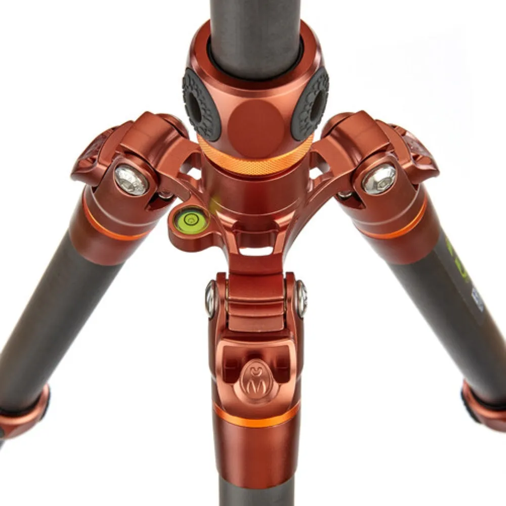 3 Legged Thing Legends Bucky Carbon Fiber Tripod with AirHed VU Ball Head Set | Bronze / Blue