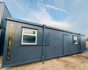 32ft Cabin | Open Plan Office / Canteen | Anti-Vandal Cabin | Portable Building | No 1075