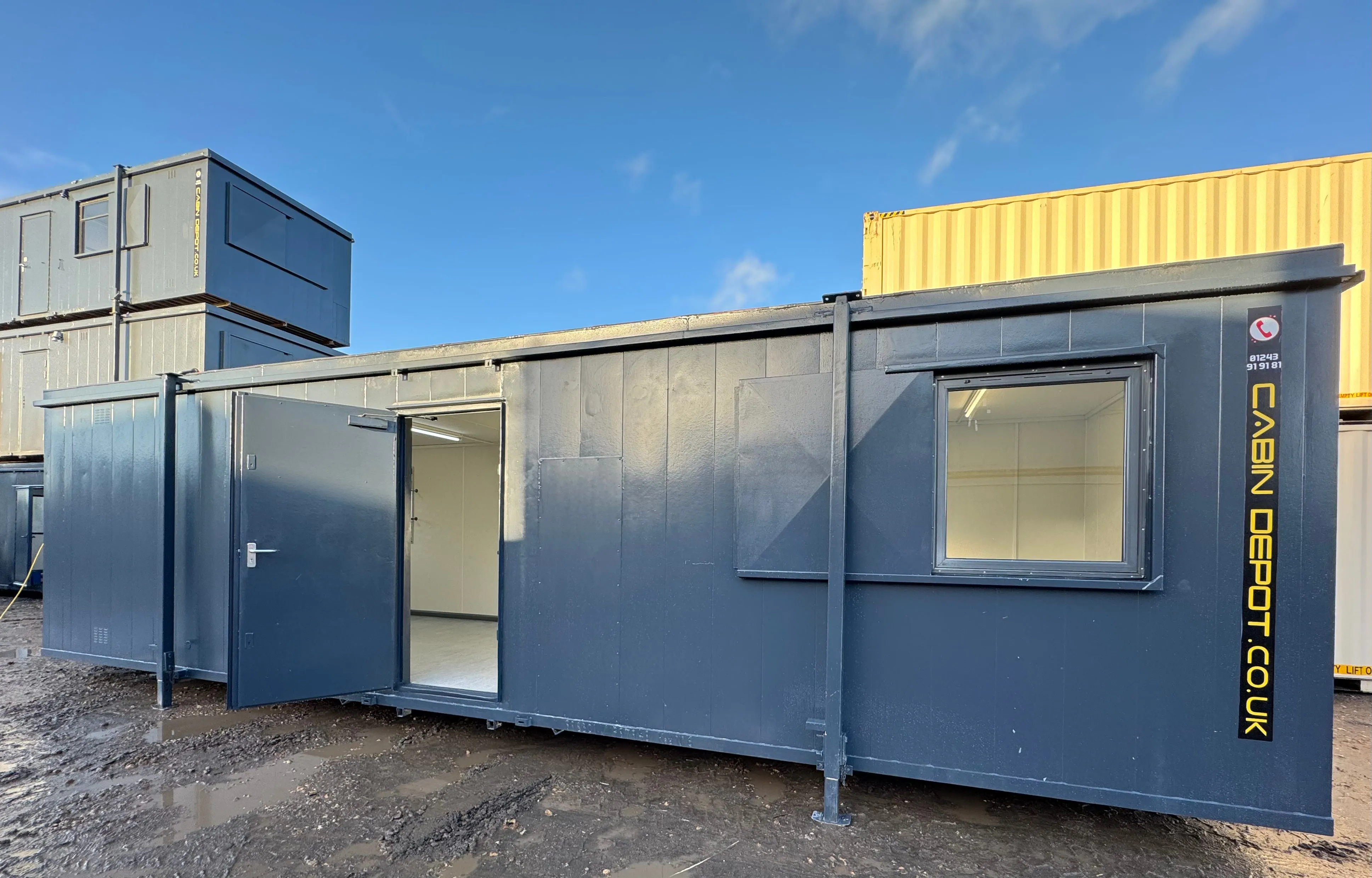 32x10ft Cabin | Office / Canteen | Anti-Vandal Cabin | Site Accommodation | kitchenette | No 975