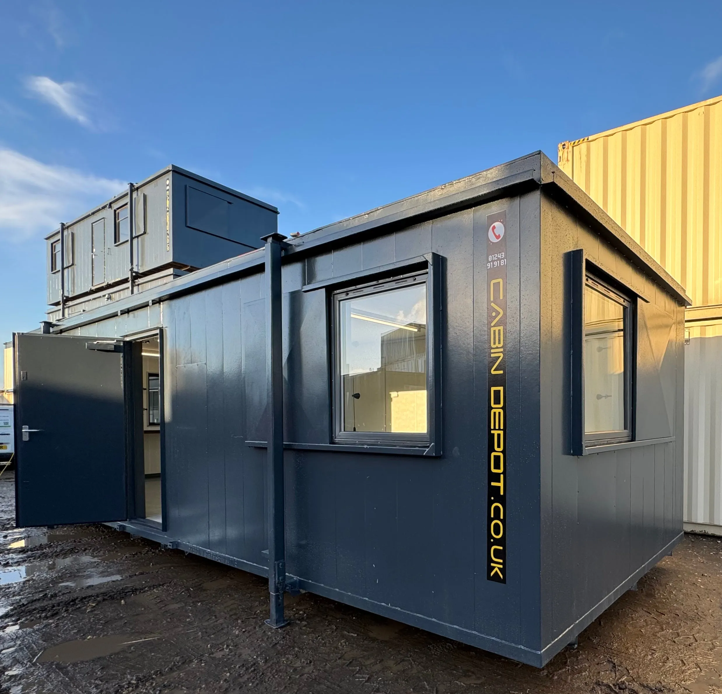 32x10ft Cabin | Office / Canteen | Anti-Vandal Cabin | Site Accommodation | kitchenette | No 975
