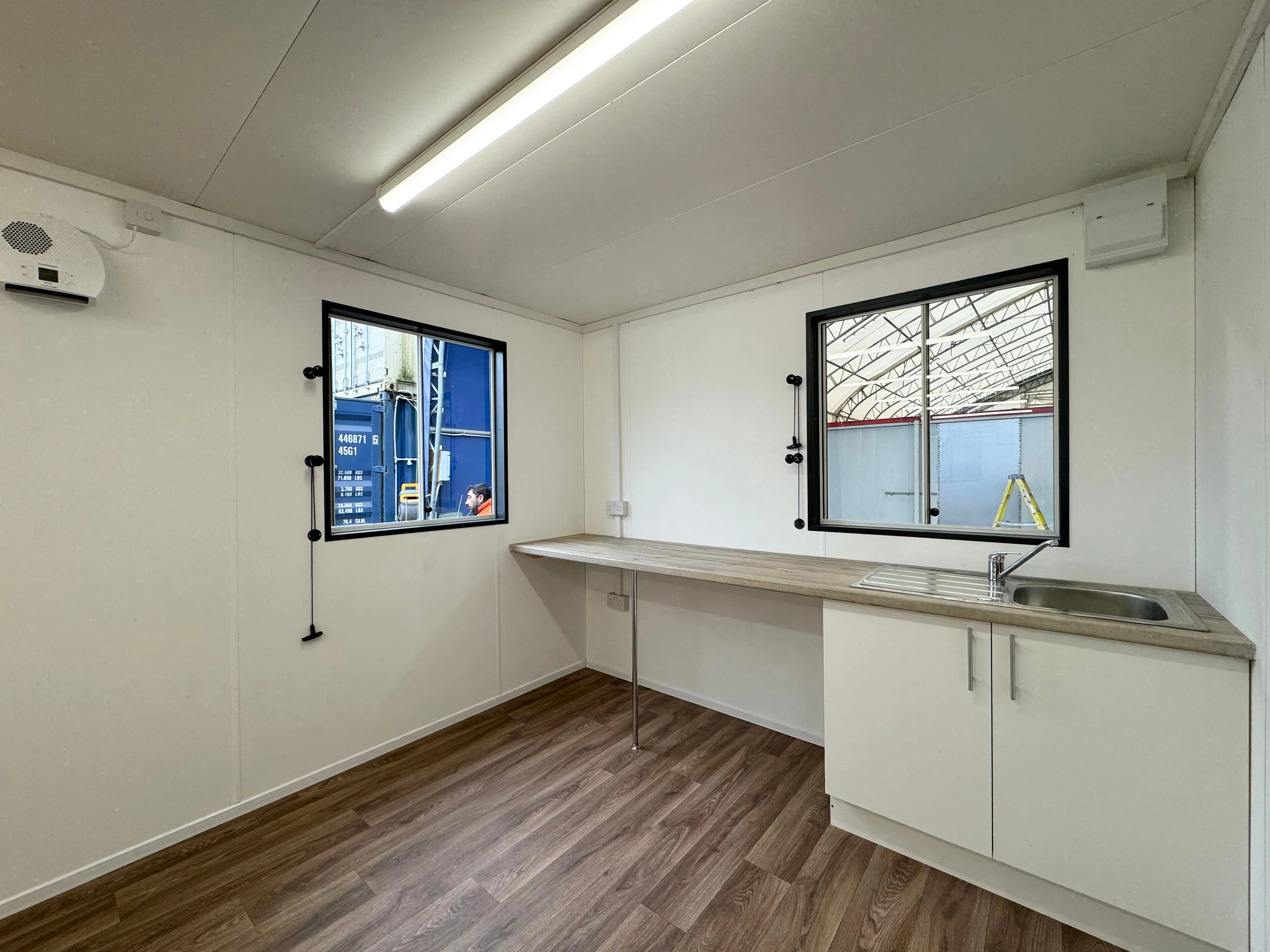 32x10ft Cabin | Open Plan Canteen / Office | Anti-Vandal | Portable Building | No 1175