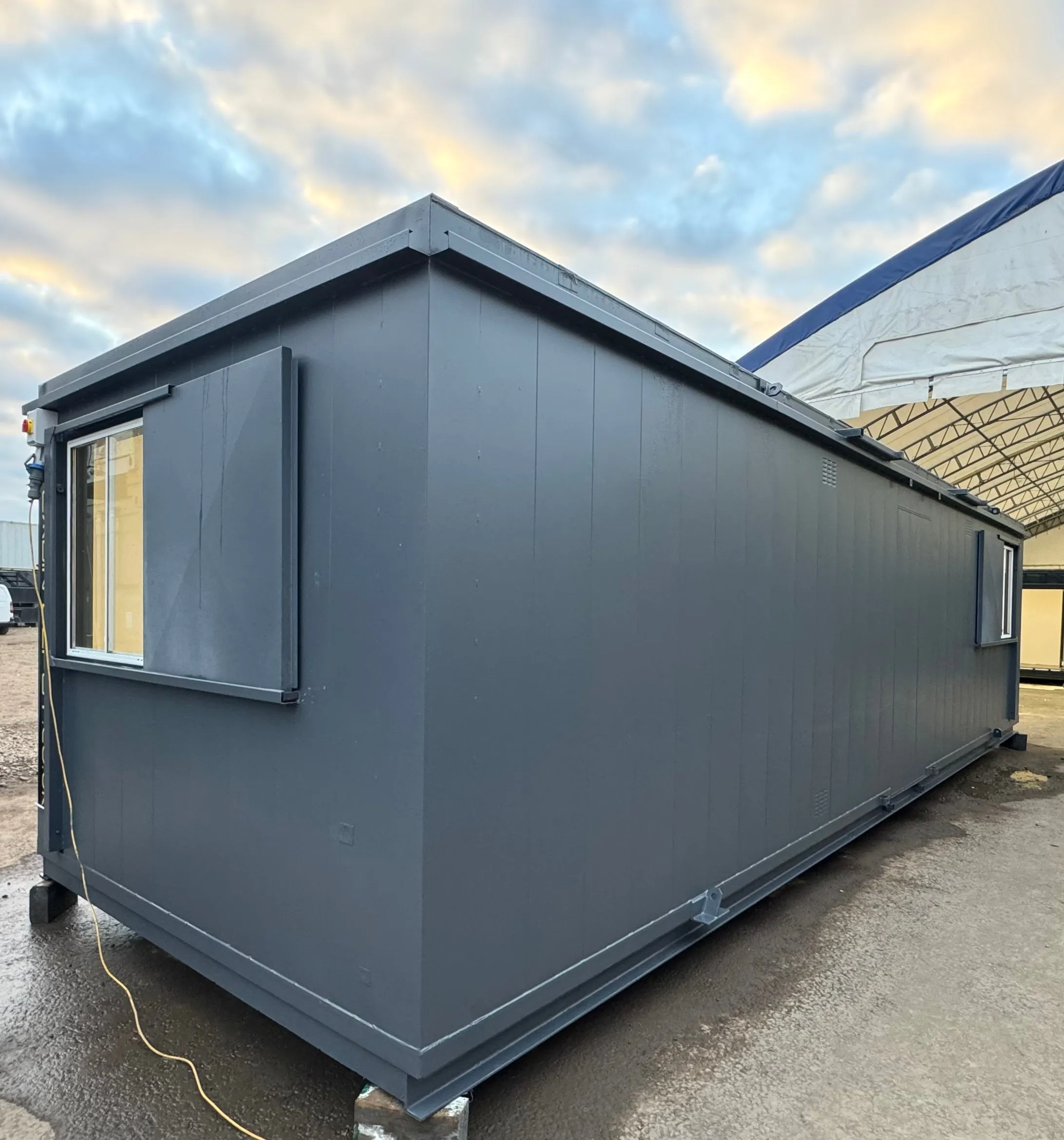 32x10ft Cabin | Open Plan Canteen / Office | Anti-Vandal | Site Accommodation | No 1177