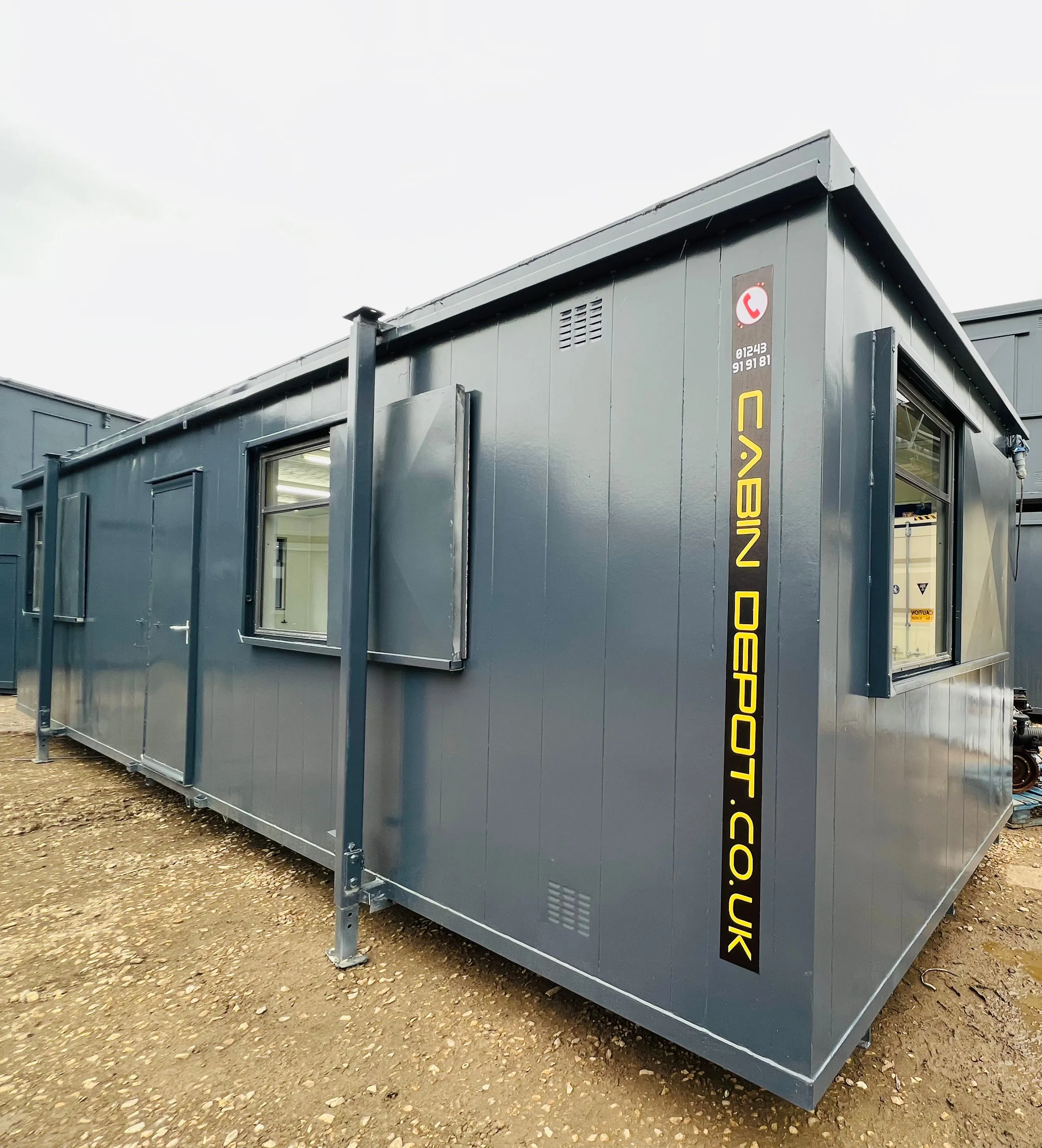 32x10ft Cabin | Open Plan | Office / Canteen | Anti-Vandal | Site Accommodation | No 974