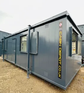 32x10ft Cabin | Open Plan | Office / Canteen | Anti-Vandal | Site Accommodation | No 974