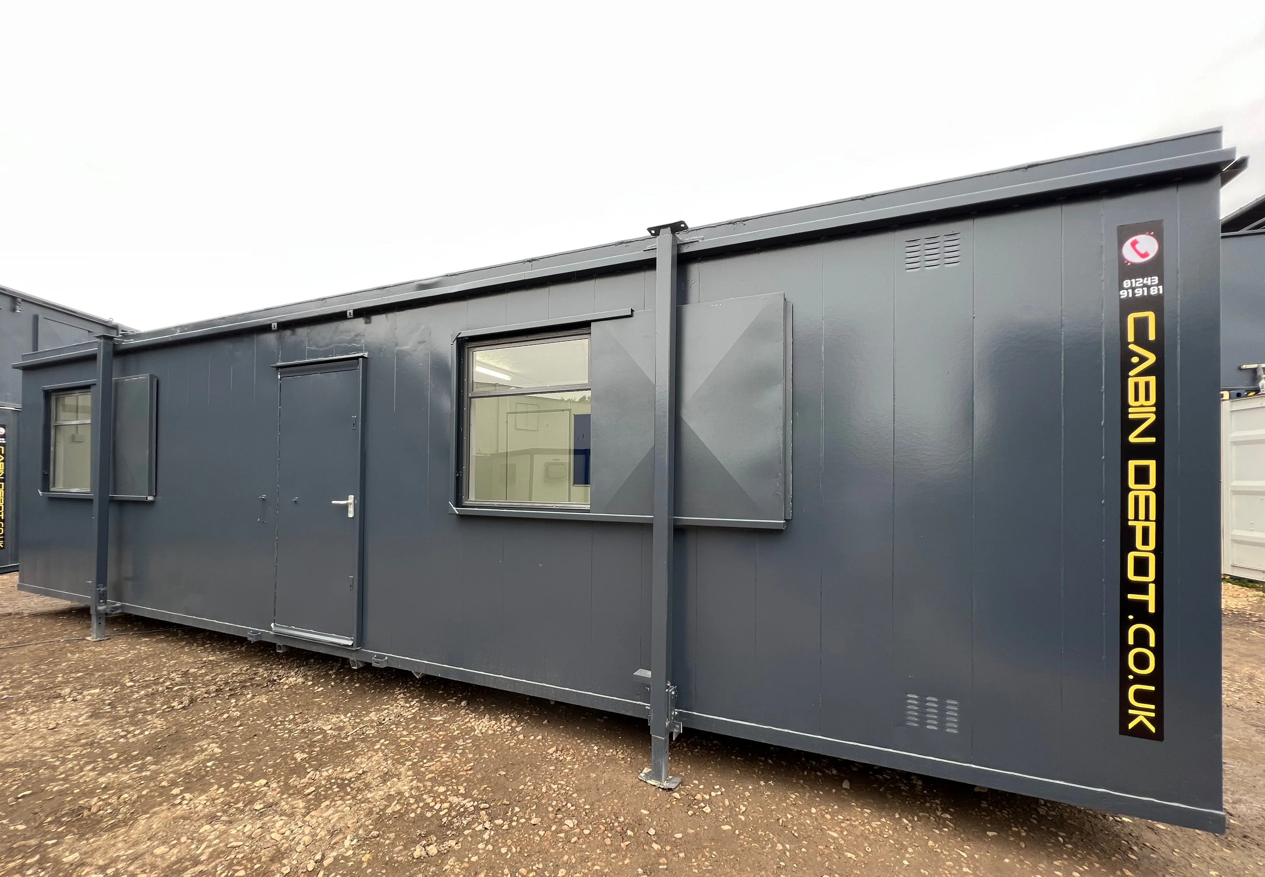 32x10ft Cabin | Open Plan | Office / Canteen | Anti-Vandal | Site Accommodation | No 974