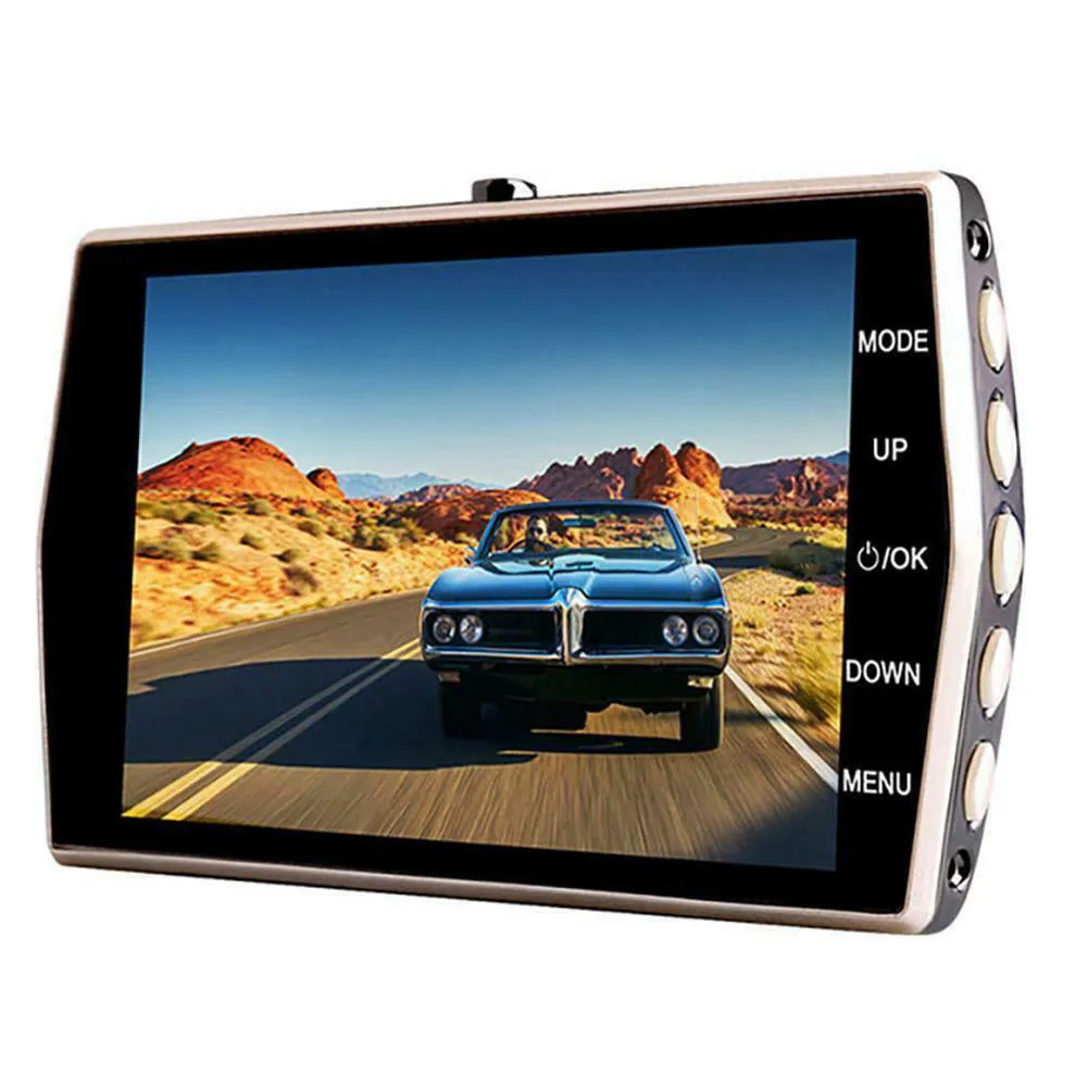 4.0-inch Hd Screen Wide-angle Lens 6E Car Dash Cam 1080p Night