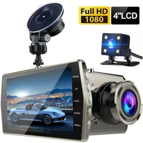 4.0-inch Hd Screen Wide-angle Lens 6E Car Dash Cam 1080p Night