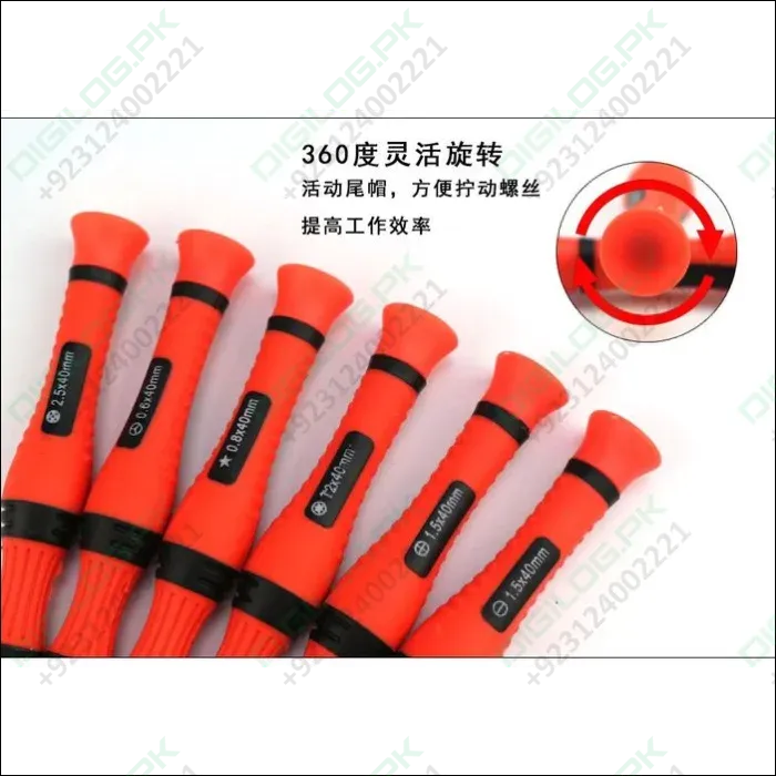 91023 iPhone Mobile Clock Repair Tool Set of 6 Disassemble Tool Set
