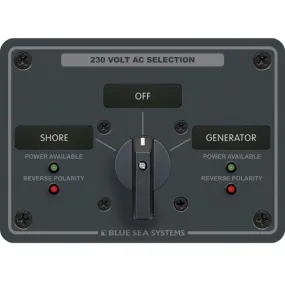 AC Rotary Switch Panel 30 Ampere 2 positions   OFF, 2 Pole