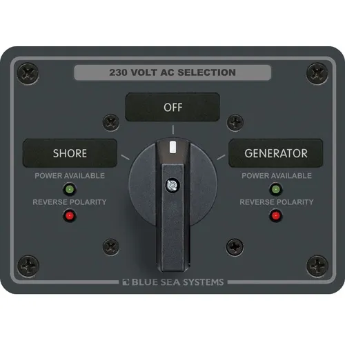 AC Rotary Switch Panel 65 Ampere 2 positions   OFF, 2 Pole