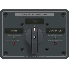 AC Rotary Switch Panel 65 Ampere 2 positions   OFF, 2 Pole