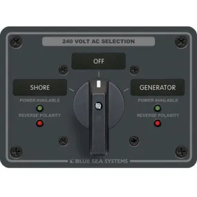 AC Rotary Switch Panel 65 Ampere 2 positions   OFF, 3 Pole