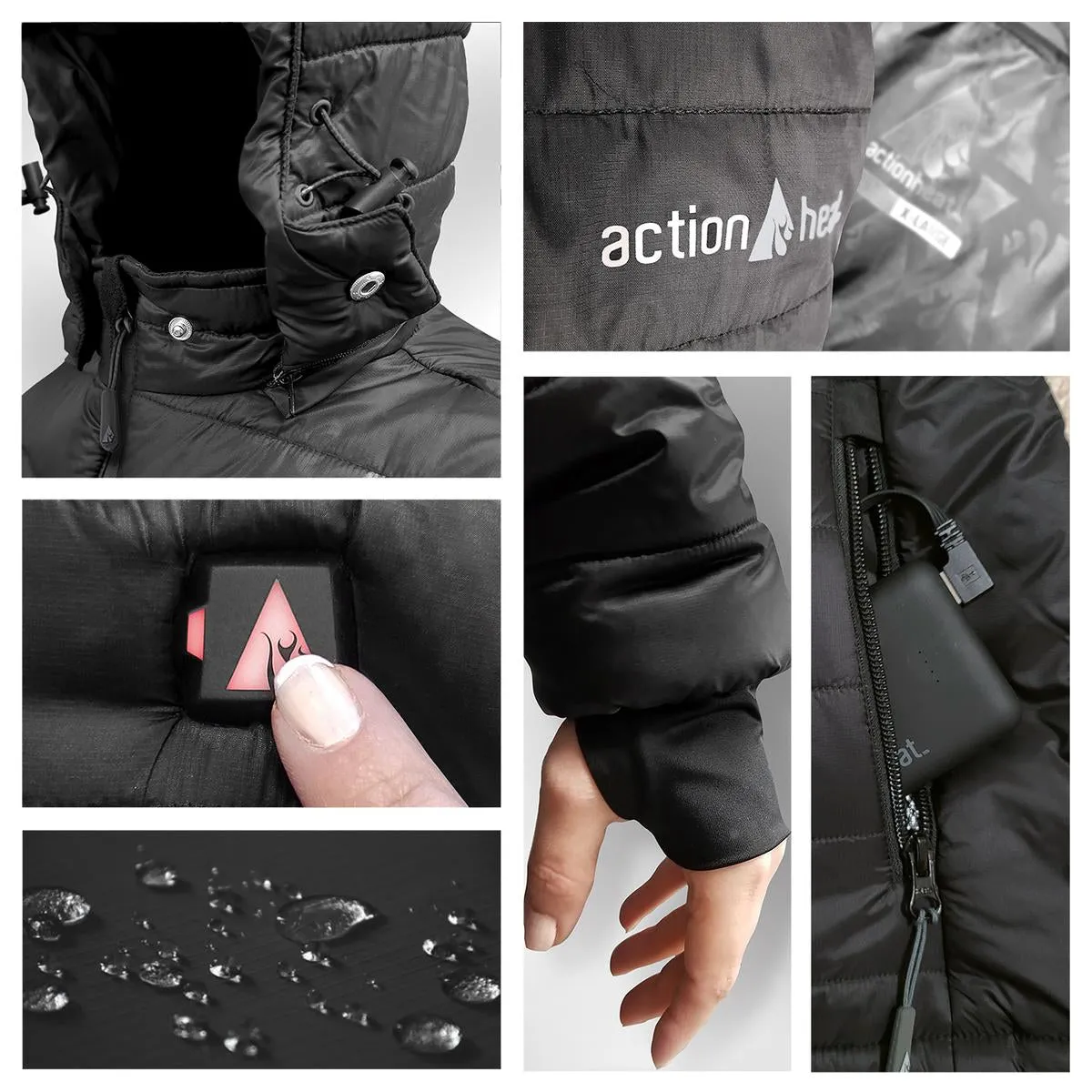 ActionHeat Dallas Cowboys 5V Men's Puffer Battery Heated Jacket