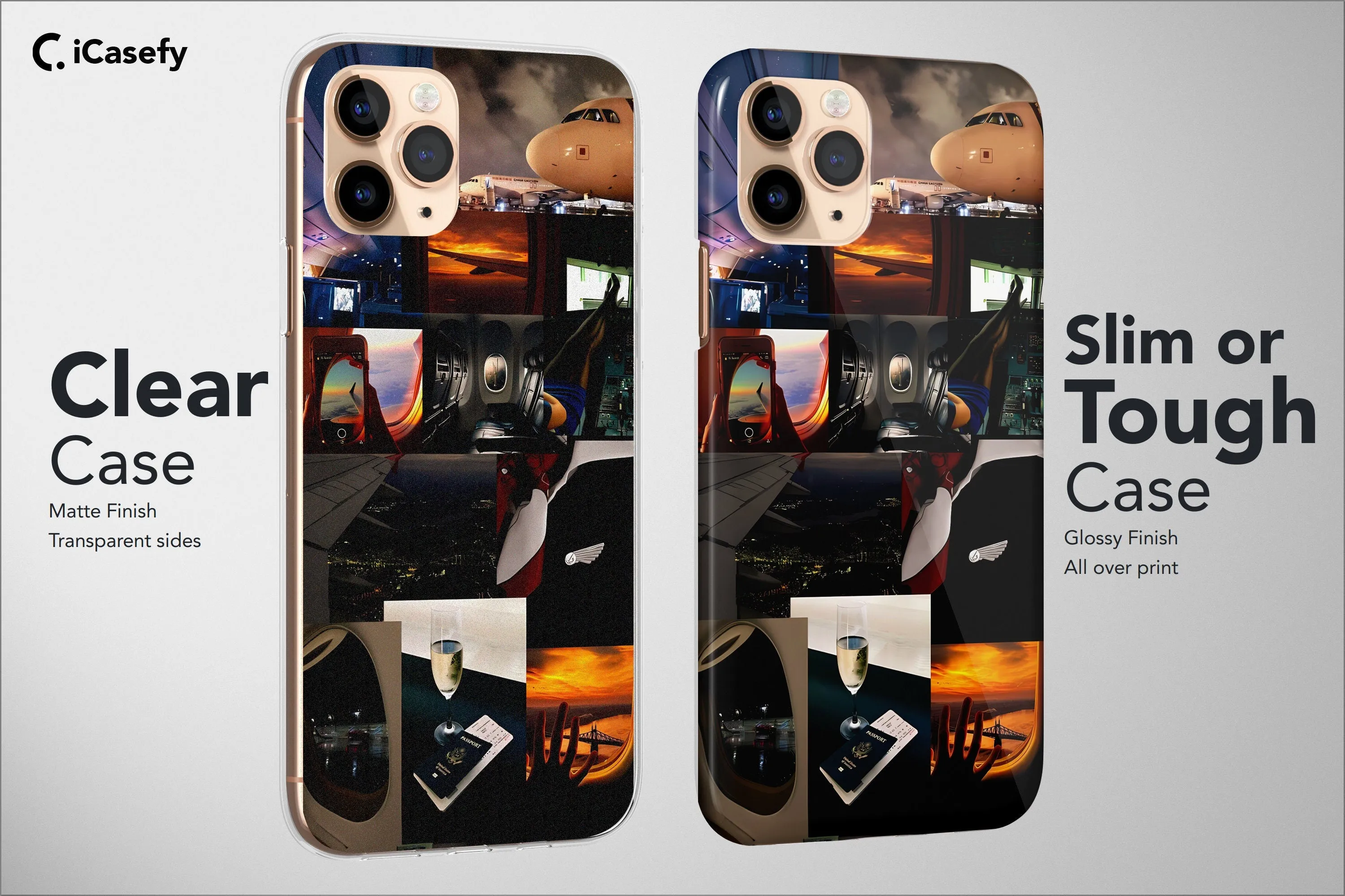 Adventure Travel Phone Case Travelling Collage Cover