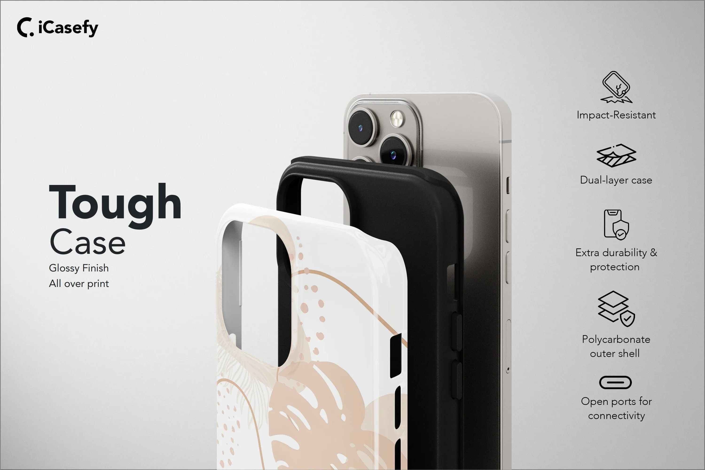 Aesthetic Boho Phone Case Abstract Cover