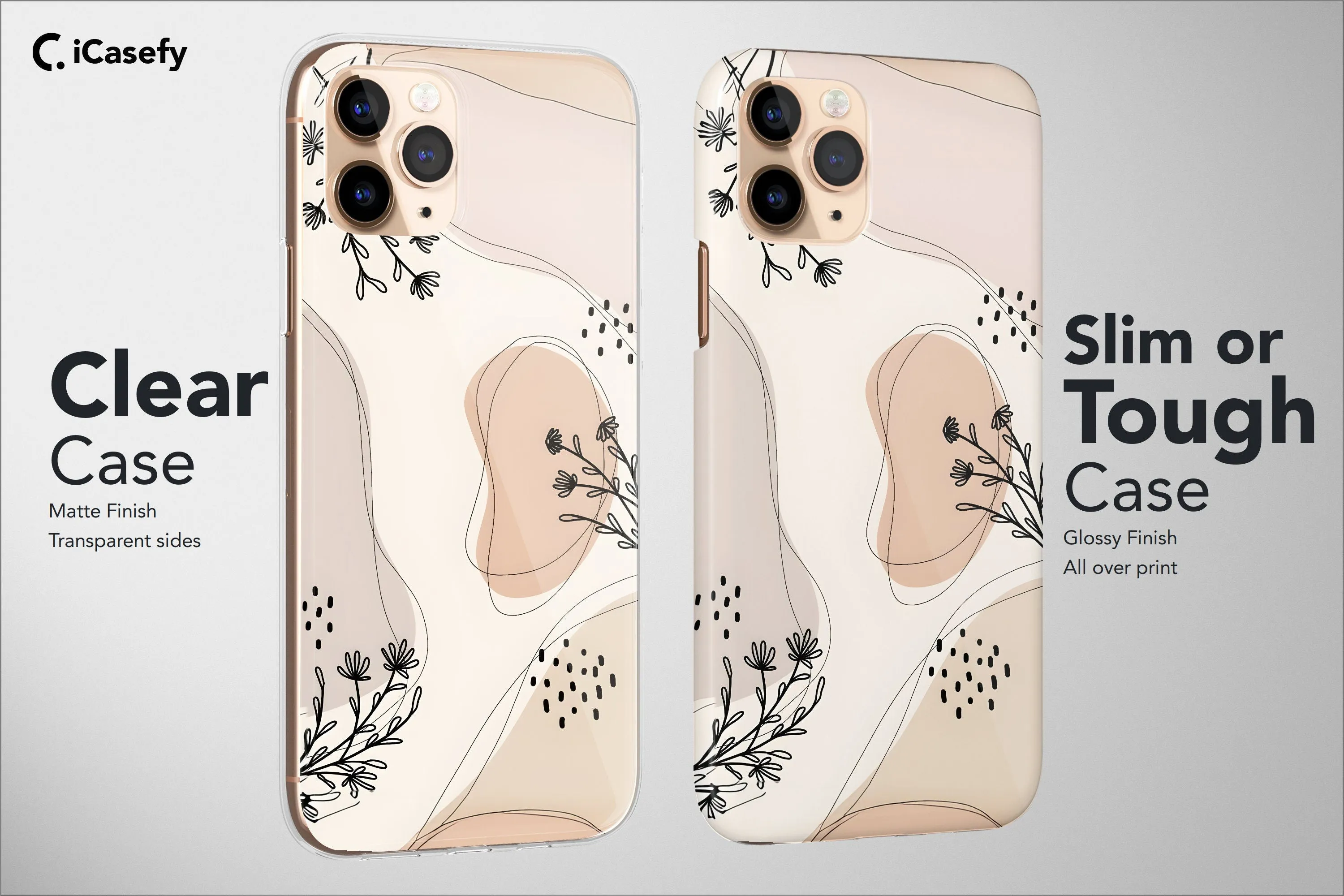 Aesthetic Boho Phone Case Abstract Cover