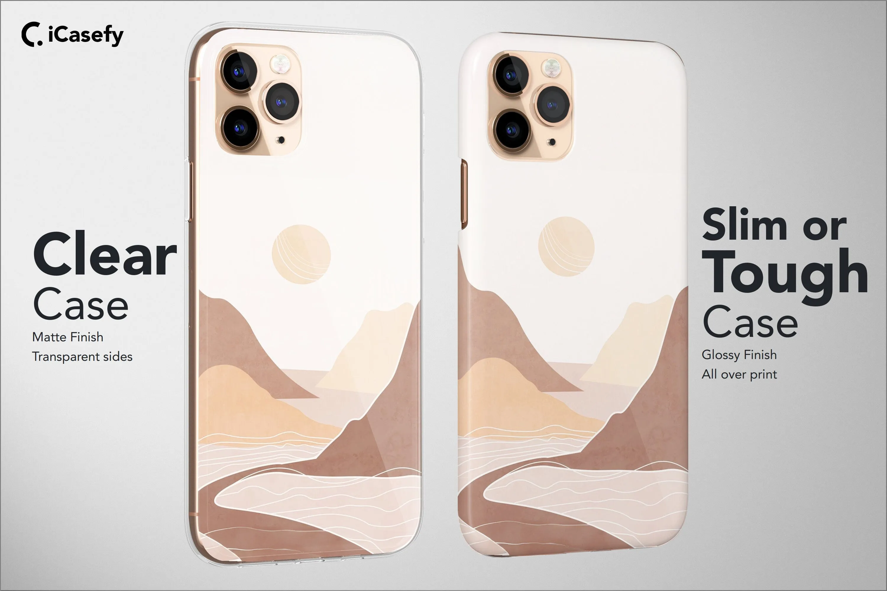 Aesthetic Boho Phone Case Landscape Cover