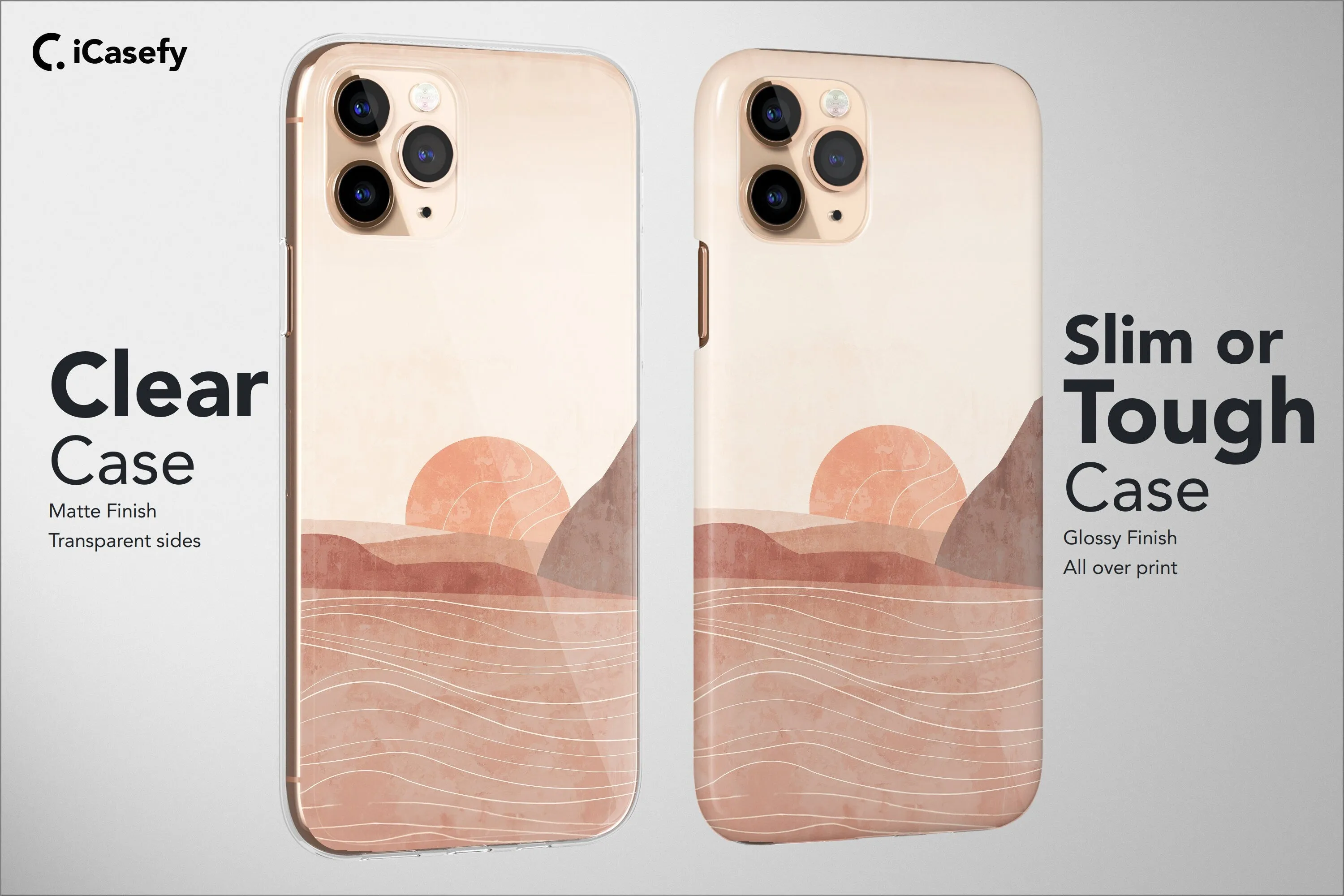 Aesthetic Boho Phone Case Landscape Cover