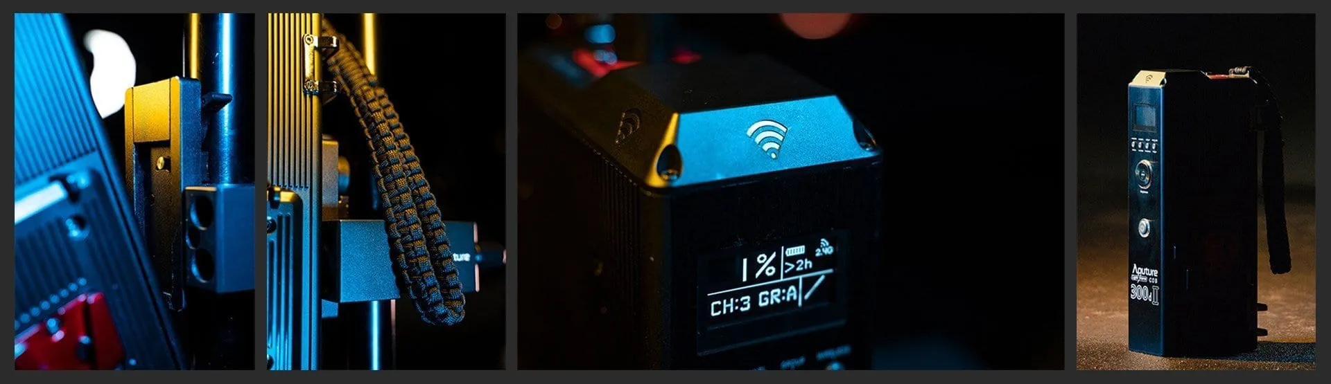 Aputure Light Storm C300D II 5500k CRI 96  LED Video Studio Light