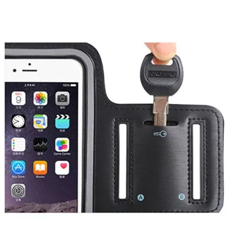 Armband Professional Cover Neoprene Waterproof Wraparound Sport with Buckle for Motorola Moto One Zoom (2019) - Black