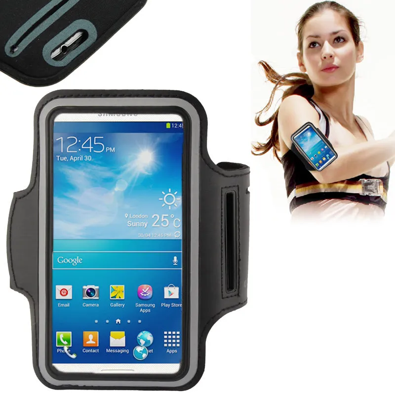 Armband Professional Cover Neoprene Waterproof Wraparound Sport with Buckle for Motorola Moto One Zoom (2019) - Black