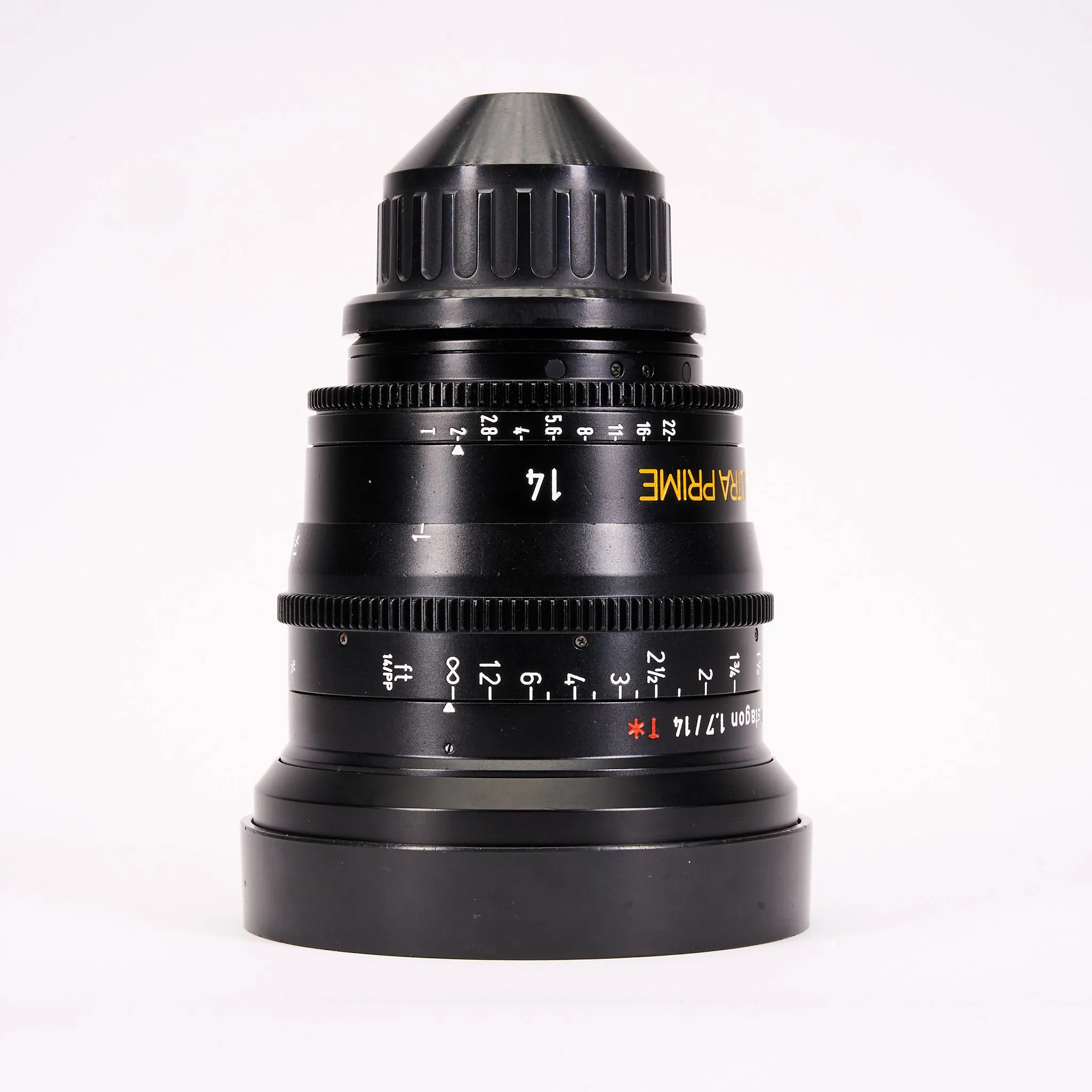 ARRI Zeiss Ultra Prime 14mm T1.9 Lens with PL Mount & Feet