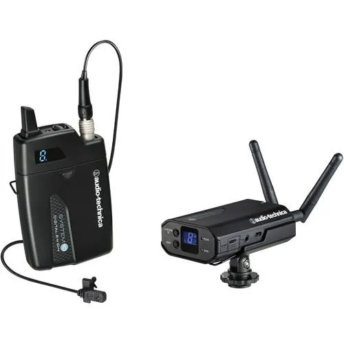 Audio-Technica ATW-1701L System 10 Camera-Mount Digital Wireless System With Omni Lavalier Mic