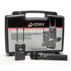 Azden 310HT UHF On-Camera Handheld Wireless System Azden 310HT UHF On-Camera Handheld Wireless System