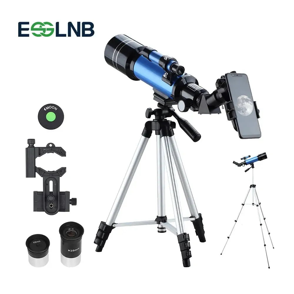 BeachScope 70400: Telescope with Adjustable Tripod and Phone Adapter (16x to 66x)