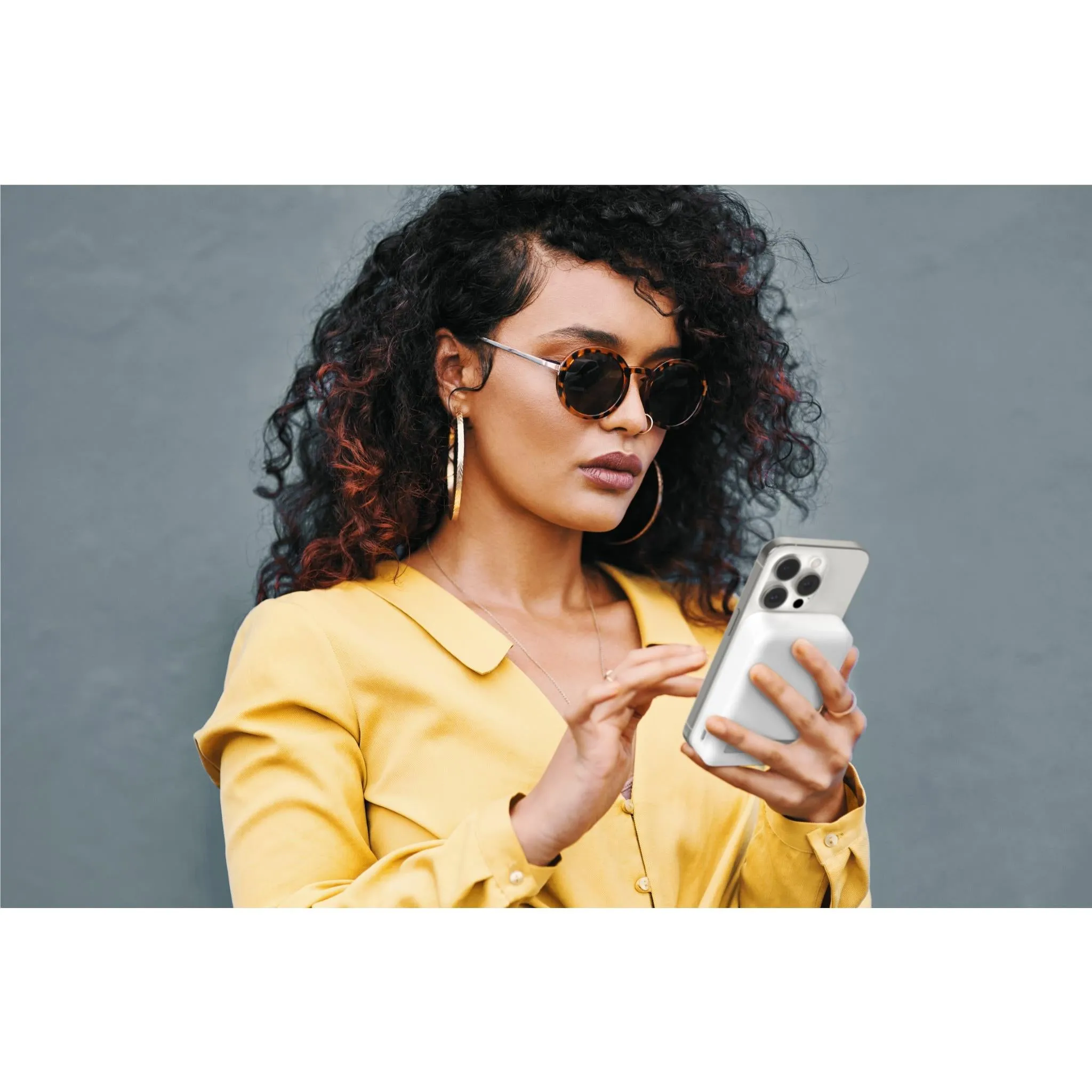 Belkin BoostCharge Pro Magnetic 10K Qi2 15W Power Bank (White)