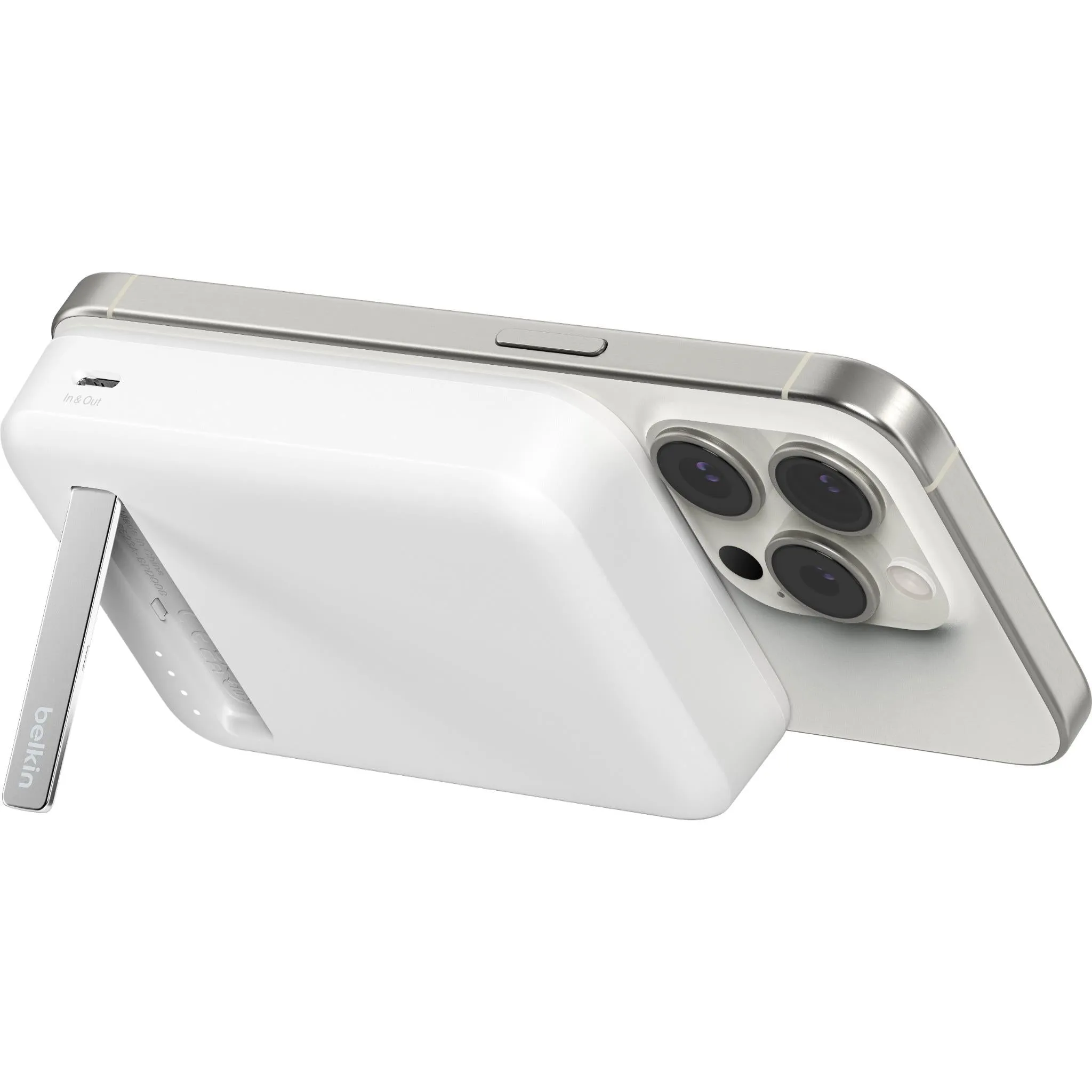 Belkin BoostCharge Pro Magnetic 10K Qi2 15W Power Bank (White)