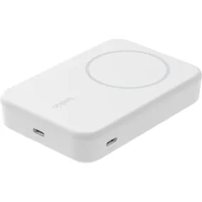 Belkin BoostCharge Pro Magnetic 10K Qi2 15W Power Bank (White)