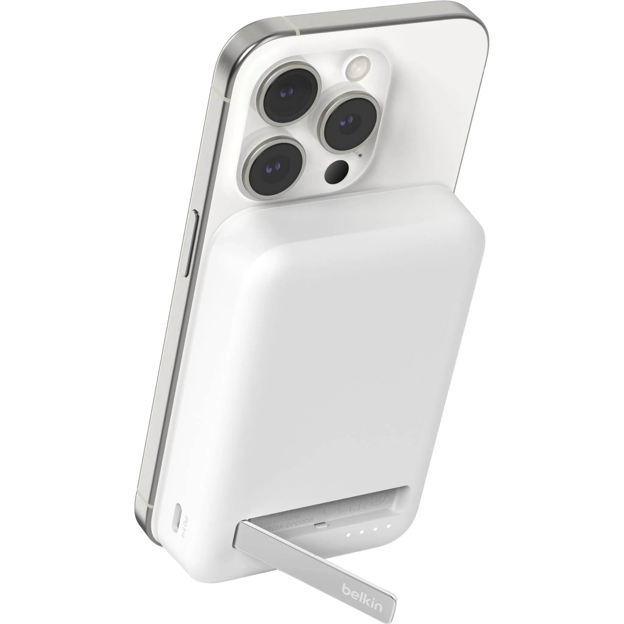 Belkin BoostCharge Pro Magnetic 10K Qi2 15W Power Bank (White)