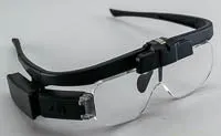Binocular magnifier like spectacles   light