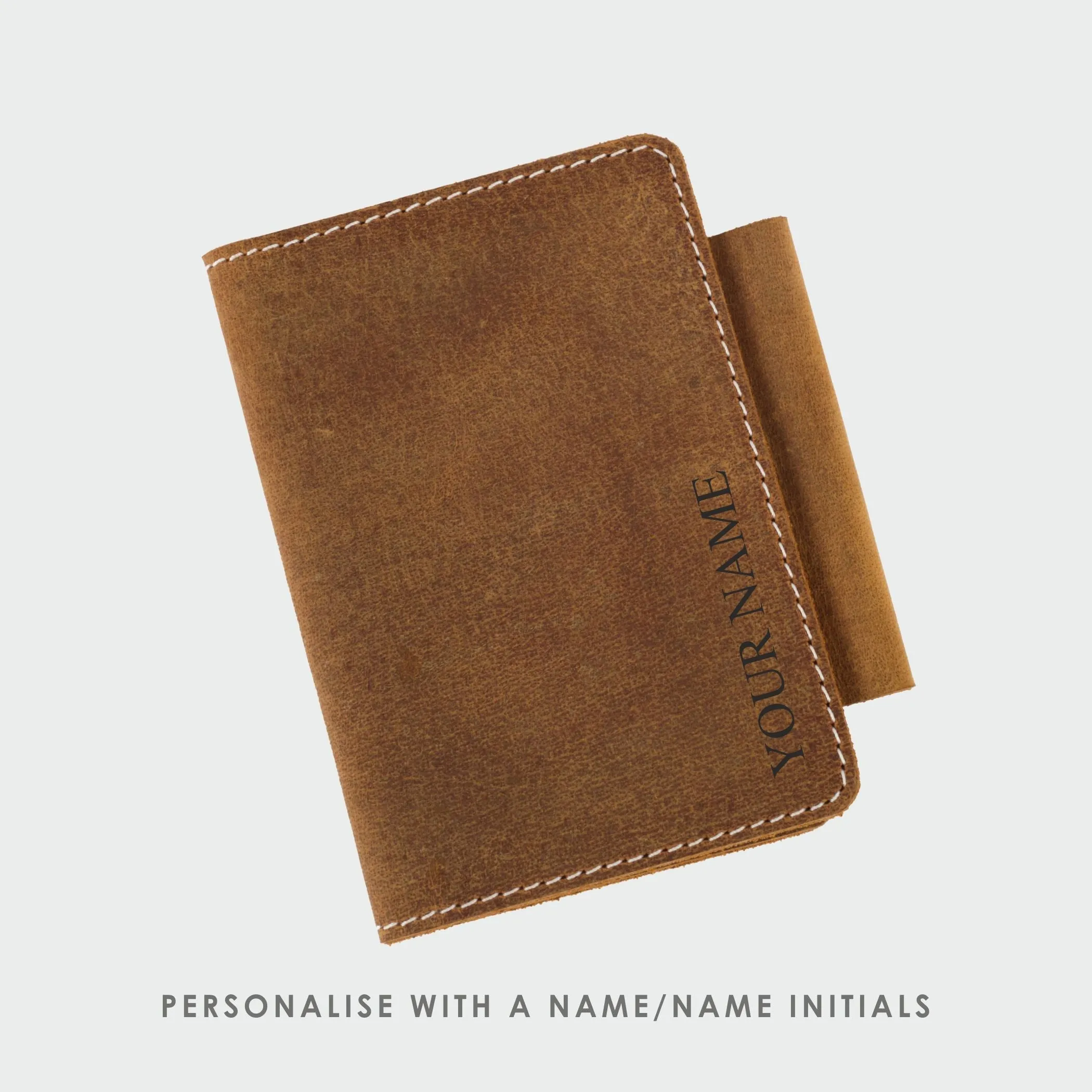 Black Leather Passport Cover