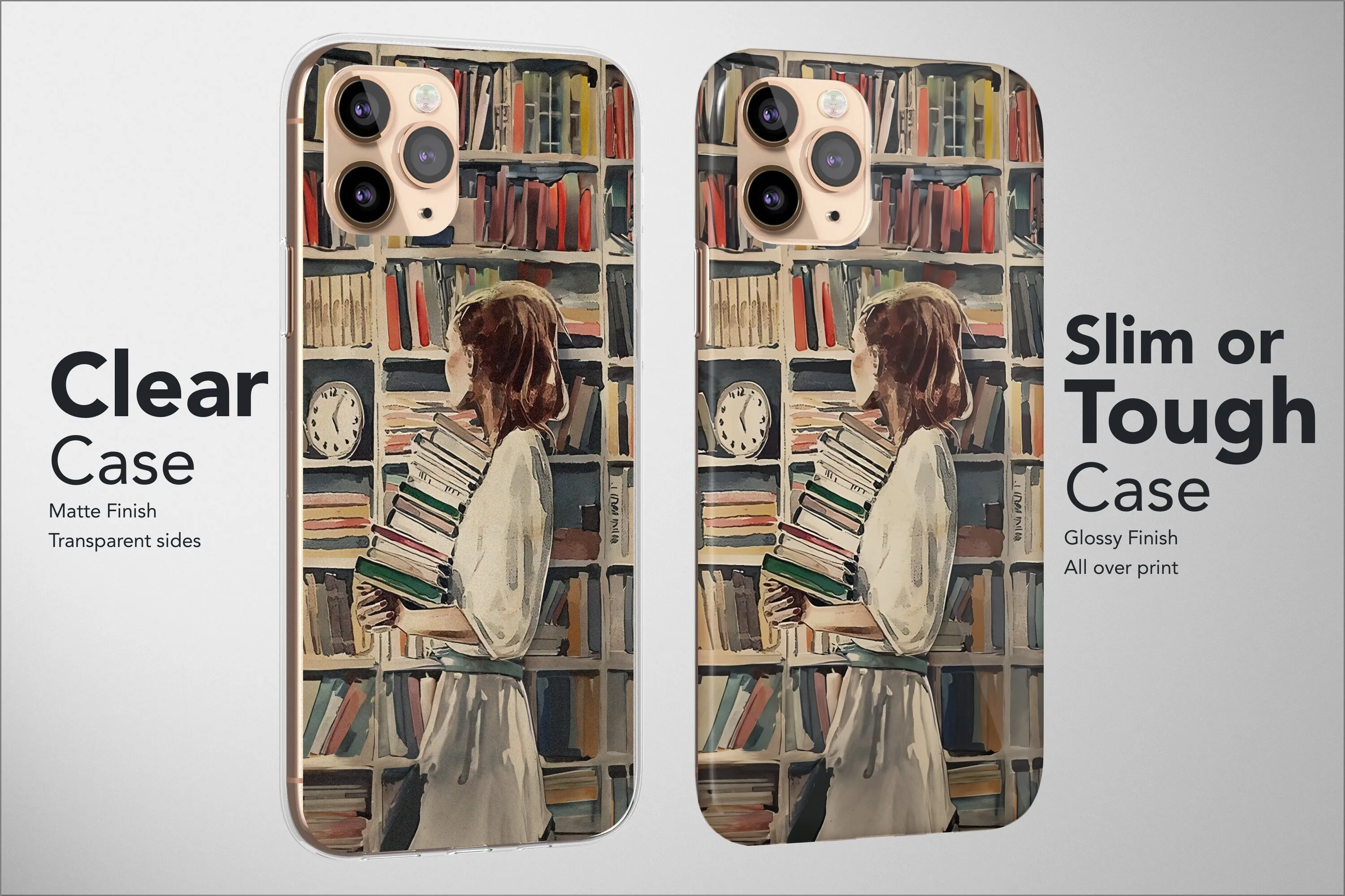Book Lover Phone Case Bookish Aesthetic Celestial Cover