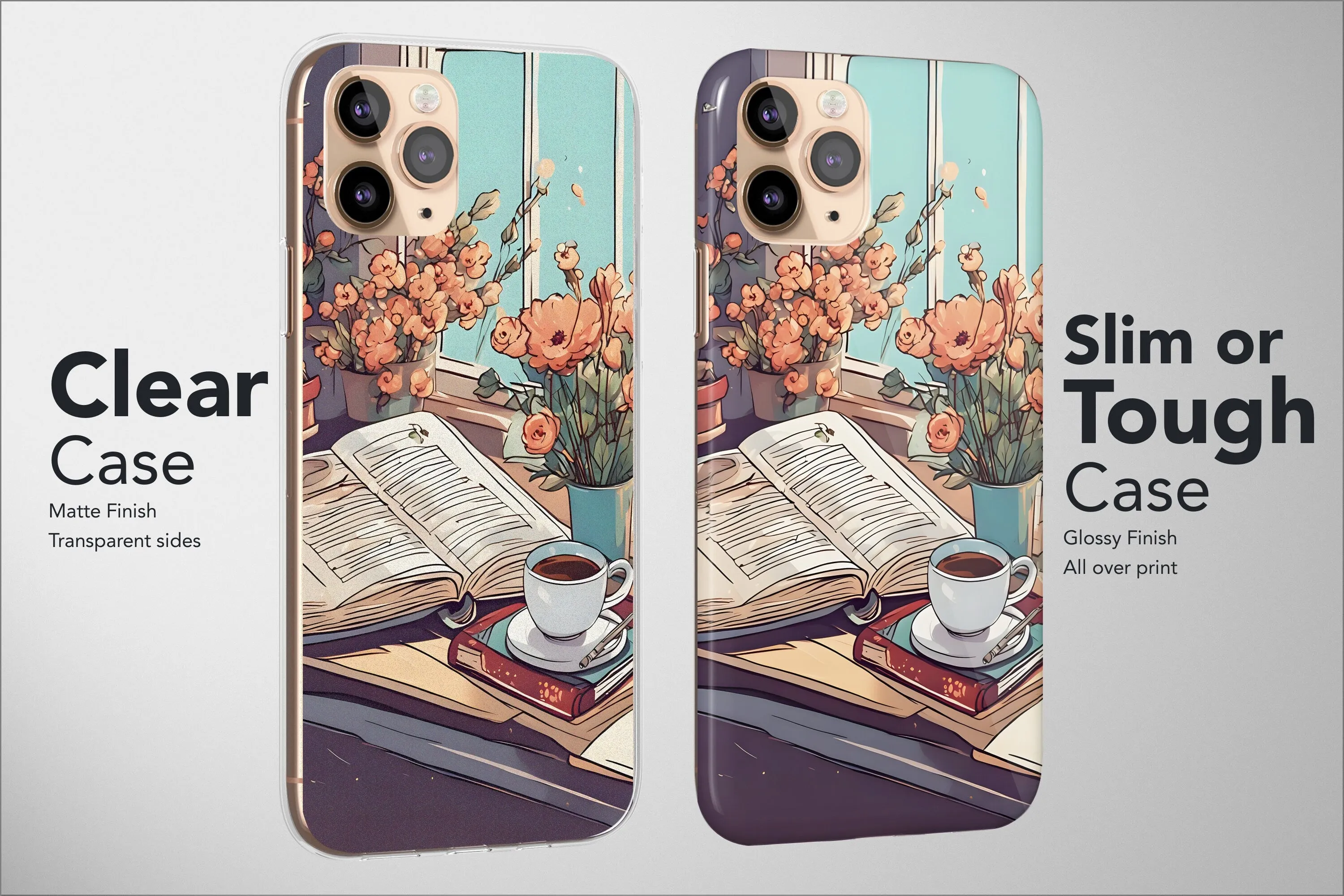 Book Lover Phone Case Bookish Aesthetic Celestial Cover