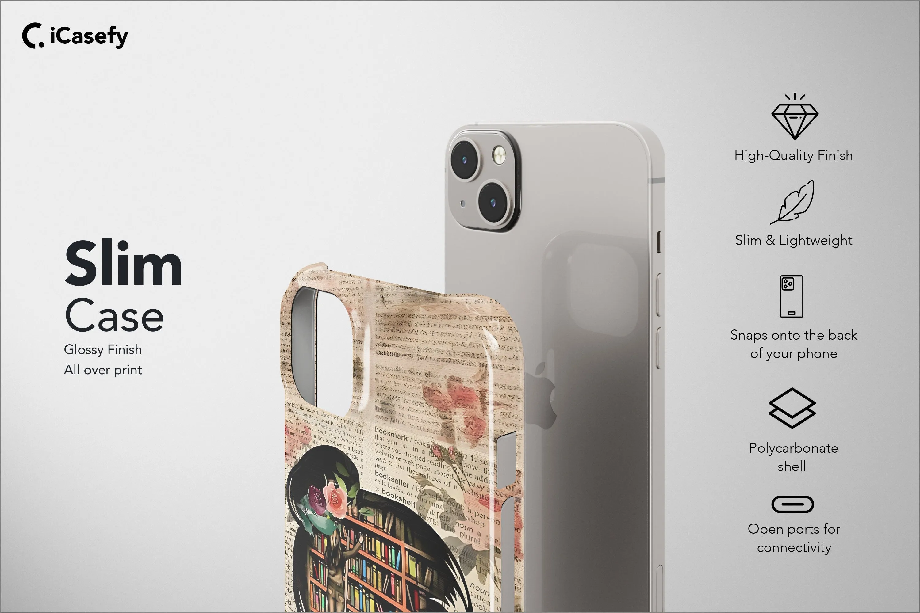 Book Lover Phone Case Chapter Bookish Aesthetic Cover
