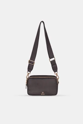 Camera Leather Bag - Dark Brown