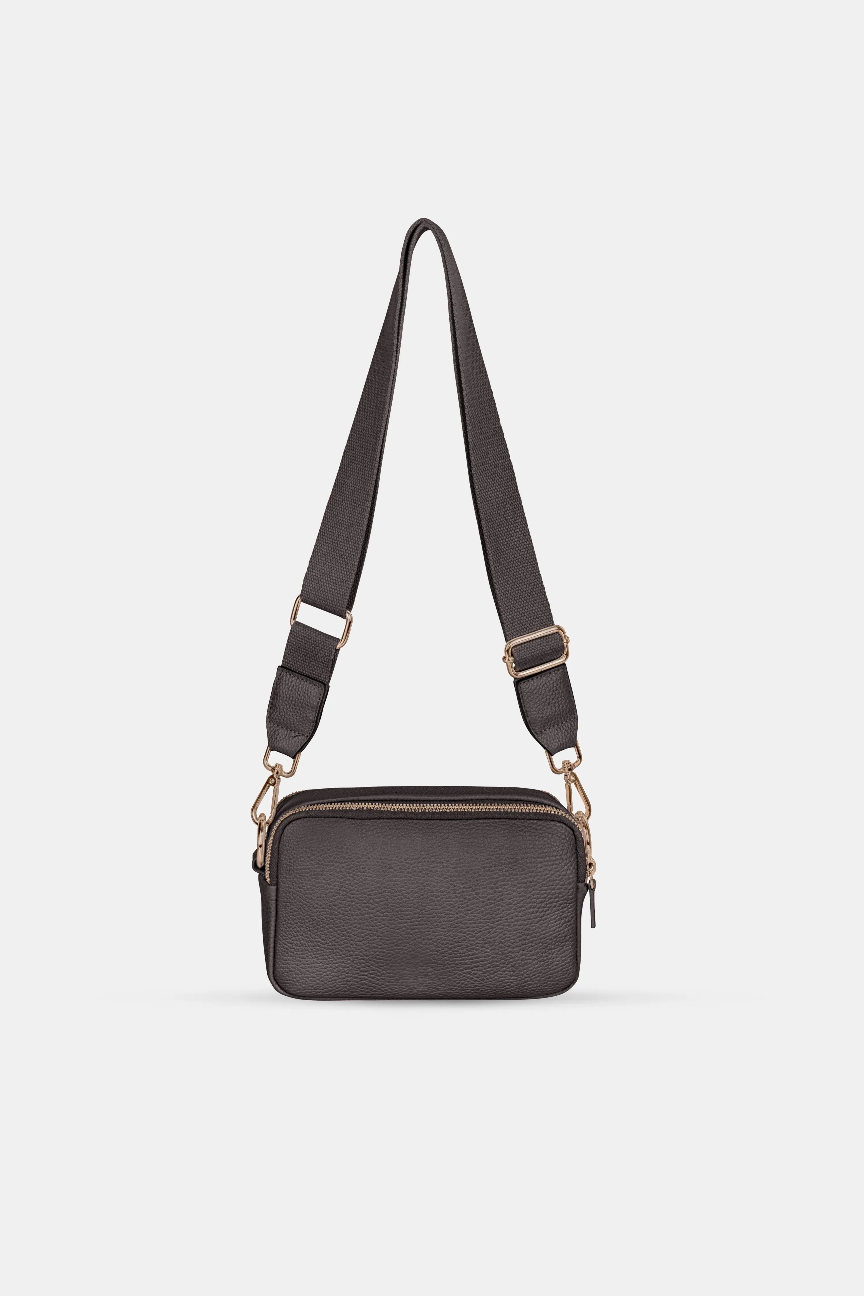 Camera Leather Bag - Dark Brown