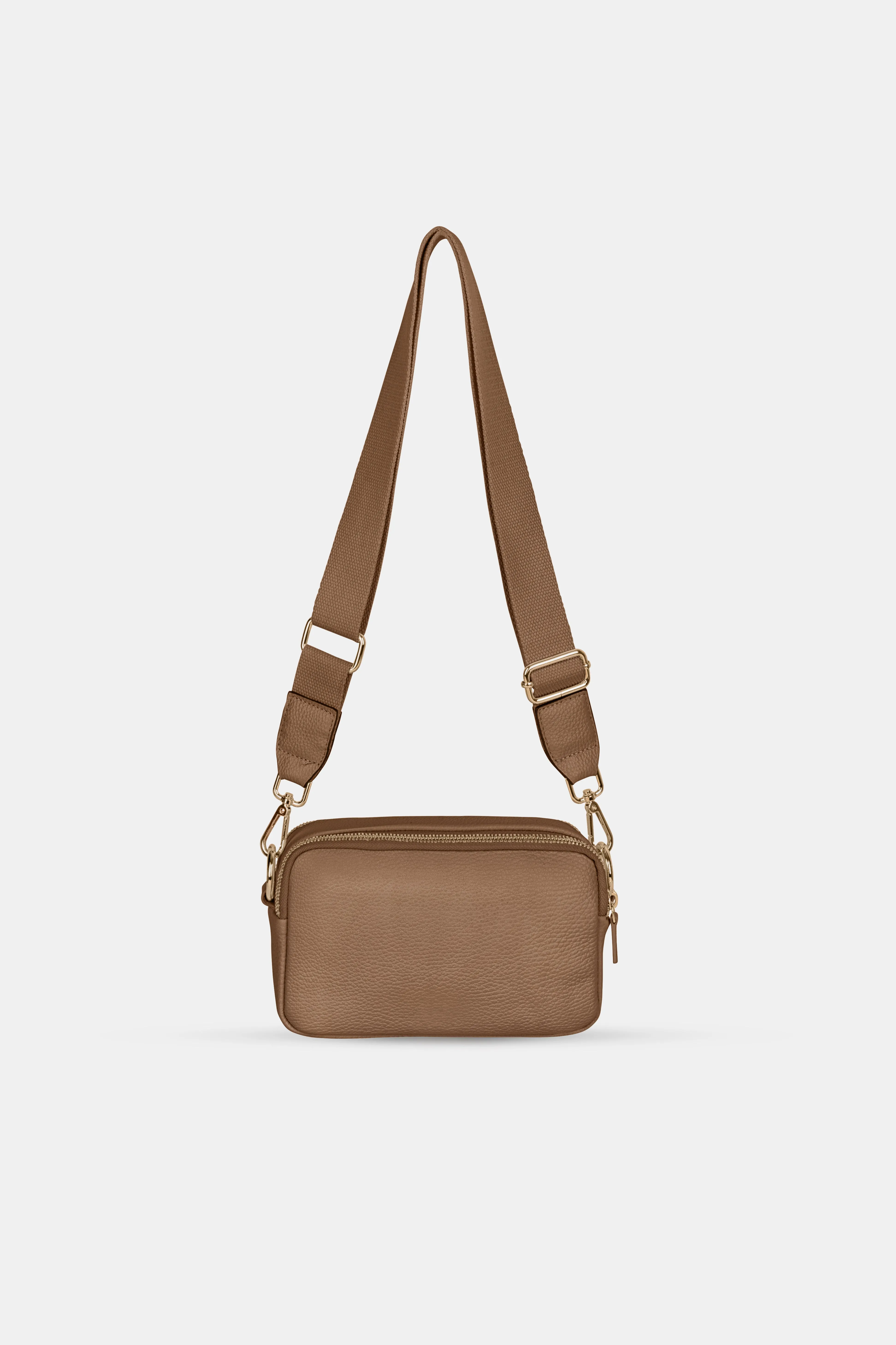 Camera Leather Bag - Tabac Brown